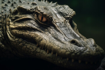 Obraz premium Crocodile Crocodile in the natural swamp