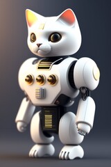 robot, 3d, technology, character, cartoon, toy, cute
