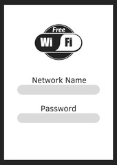 Printable Free Wi-Fi and Network Credentials