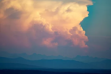 Gardinen dramatic clouds of the alps © Matthias