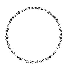 Abstract Border round