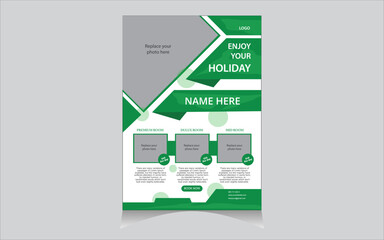 Obraz premium Vector Corporate Flyer Design Template