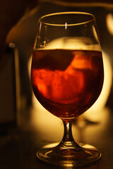 glass of cognac