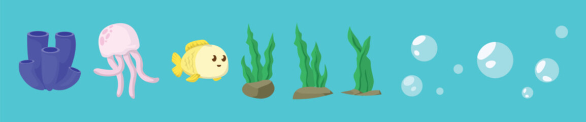 Under Sea Vector Illustrations Collections