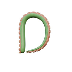 Tentacles Funny 3D Alphabet or PNG Letters