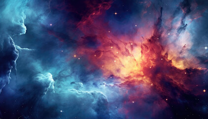 Obraz na płótnie Canvas nebula