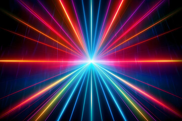 abstract background with rays