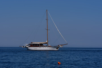 Fototapeta premium sailboat on the sea