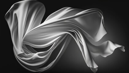 elegant and smooth silk fabric texture abstract backdrop design generative ai