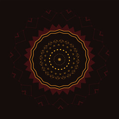 Luxury Background Design for invites, decorations, manadala style,  3d gradient and floral elements with text