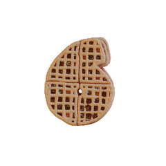 Pie or Pancake Bakery 3D Alphabet or PNG Letters