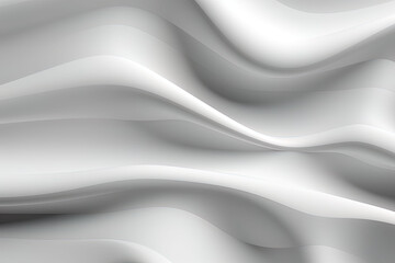 Obraz premium White 3D Undulating lines arranged to create a Light 