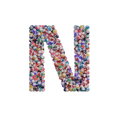 Billiard Balls 3D Alphabet or PNG Letters