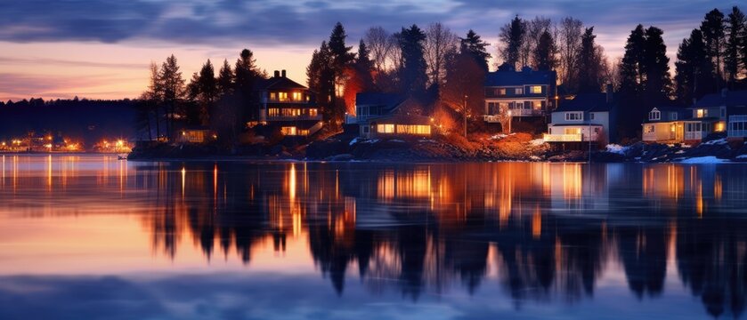 Lake Winnisquam New Hampshire Amazing Travel Picture