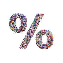 Billiard Balls 3D Alphabet or PNG Letters