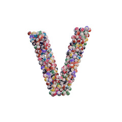Billiard Balls 3D Alphabet or PNG Letters
