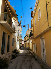 street in the town on Zakynthos