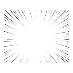 Obraz premium Speed Line Comic