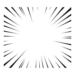 Obraz premium Speed Line Comic