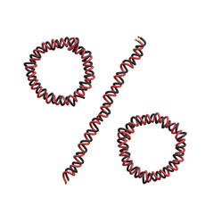 Twisted Electric Cable 3D Alphabet or PNG Letters