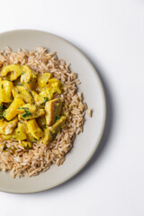 rice with chicken 