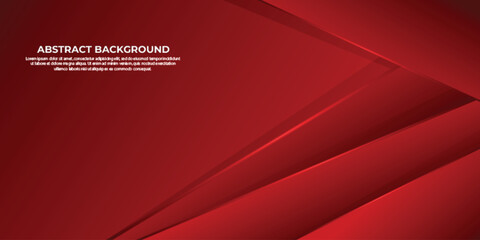 Red Abstract Background With Space For Text