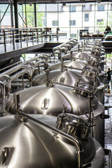 brewery, barrels for brewing beer