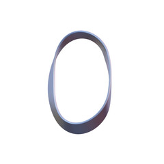 Gradient Waves 3D Alphabet or PNG Letters