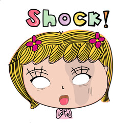 Emotion face anime