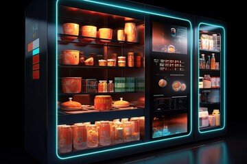 Smart refrigerator - made with Generative Ai