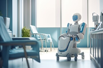 Robots for the nursing home - made with Generative Ai
