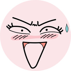 emotion face illustration