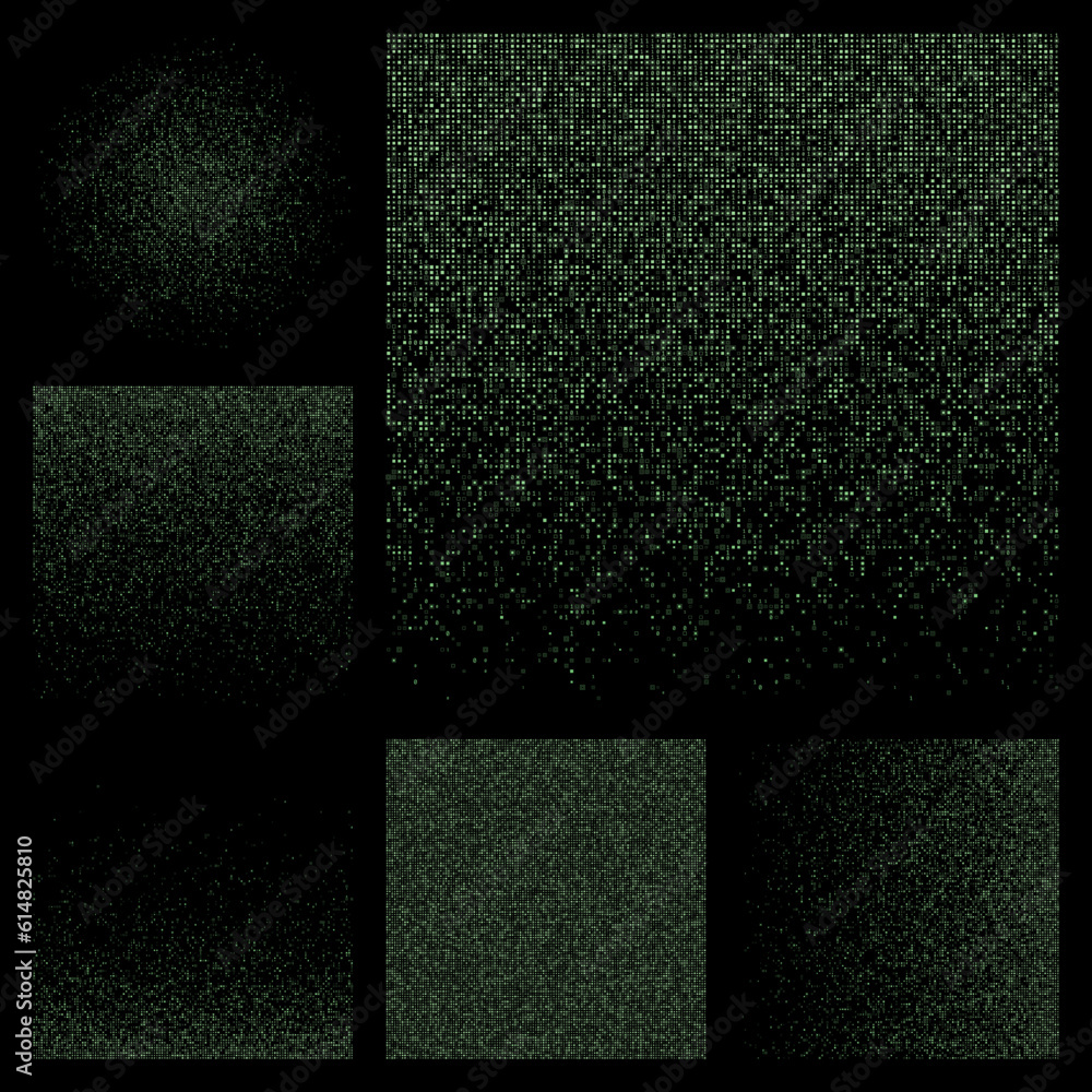 Poster tech background. green color theme backgrounds. gradient geometric patterns. powerful vector illustr