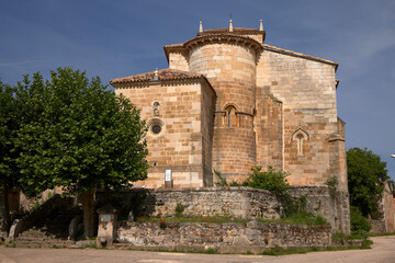 Cervera de Pisuerga (Spain), June 14, 2023. Church of the Assumption. It is located in the...