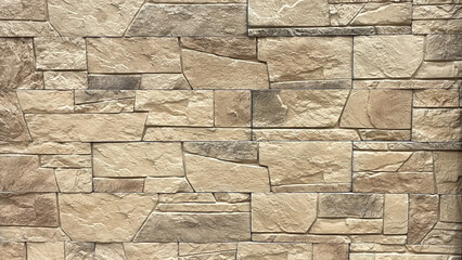 Obraz premium The background of an old vintage dirty brick wall with peeling plaster, texture for games, high-quality photos of bricks and walls, smooth seams and building material, the builder puts the wall