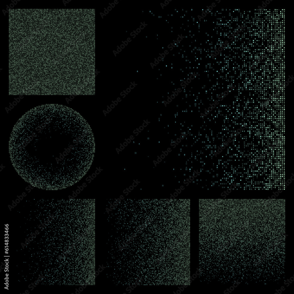 Poster futuristic tech background. green and blue color theme backgrounds. gradient geometric patterns. rad