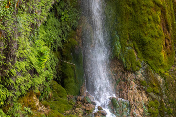 Waterfall "Cascade du Saut du Loup" in France, near to Courmes and Gourdon