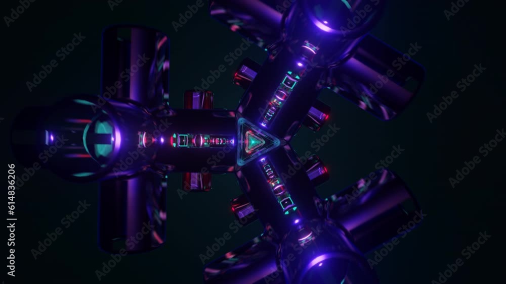 Poster engaging and vibrant pulsating surreal futuristic neon backdrop for immersive visual experiences.