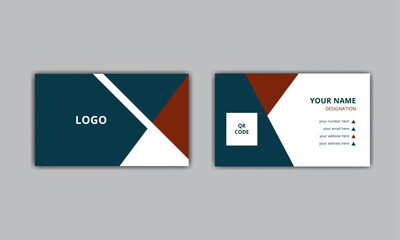 modern and simple business card