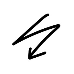 hand drawn arrow