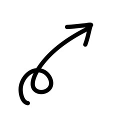 hand drawn arrow