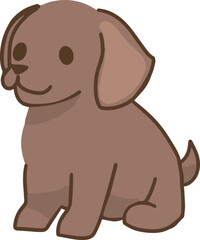 A cute dog illustration