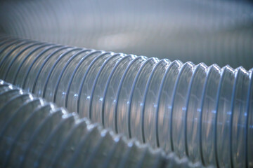 Flexible PUR antistatic suction hose for air conditioning, background flexi hose, industrial...