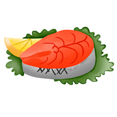 sushi with salmon