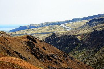A rural landscape in Iceland