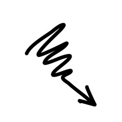 Hand drawn creative arrows.