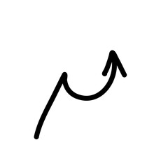 Hand drawn creative arrows.