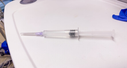 Medical syringes represent healing and treatment, symbolizing the power of medications and drugs in hospitals and healthcare