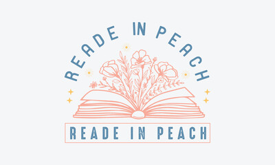 Naklejka premium Books & Reading Quotes SVG PNG Bundle