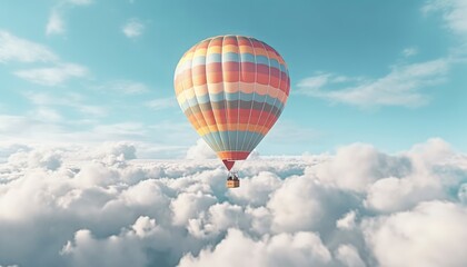 Naklejka premium hot air balloon